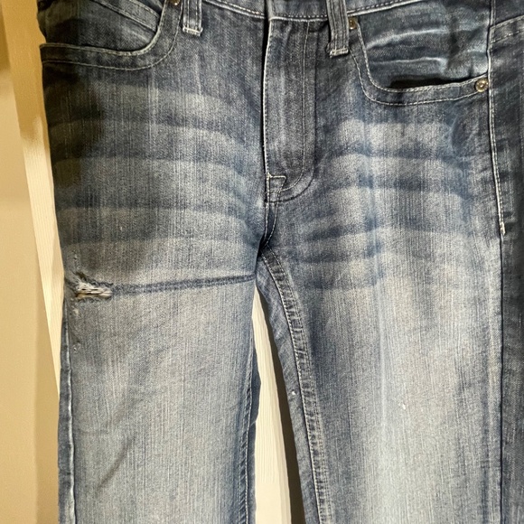 Carbon 28x32 Relaxed Fit Distressed men’s denim jeans Y2K - Picture 3 of 13